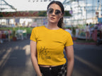 Women's Golden Yellow Crop Tops
