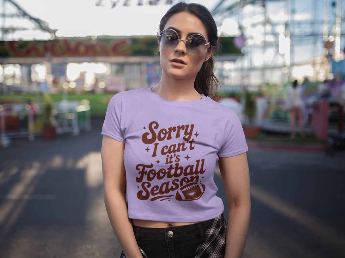 Women's Iris Lavender Crop Tops