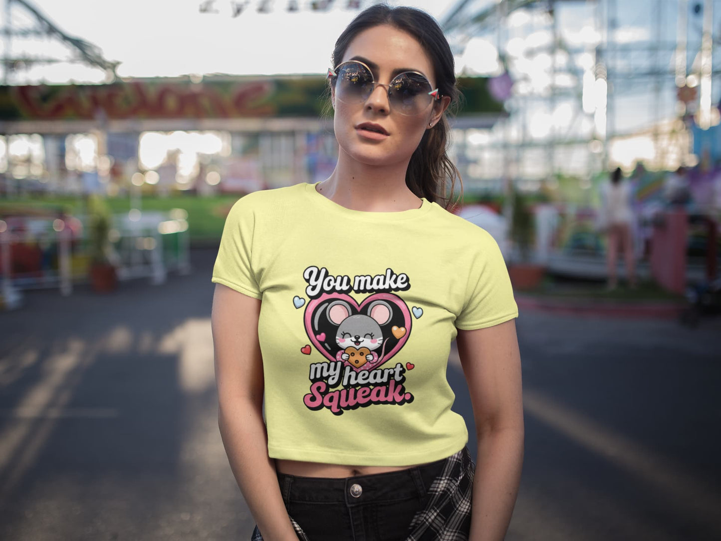 Women's Butter Yellow Crop Tops