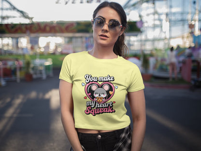 Women's Butter Yellow Crop Tops