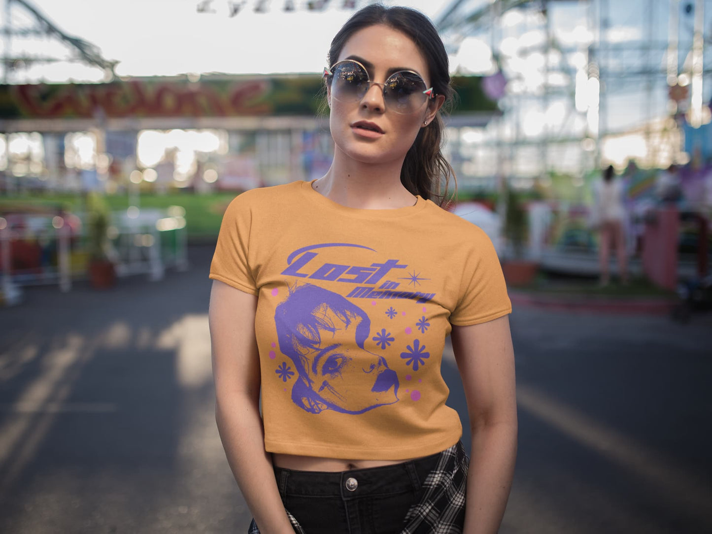 Women's Mustard Yellow Crop Tops