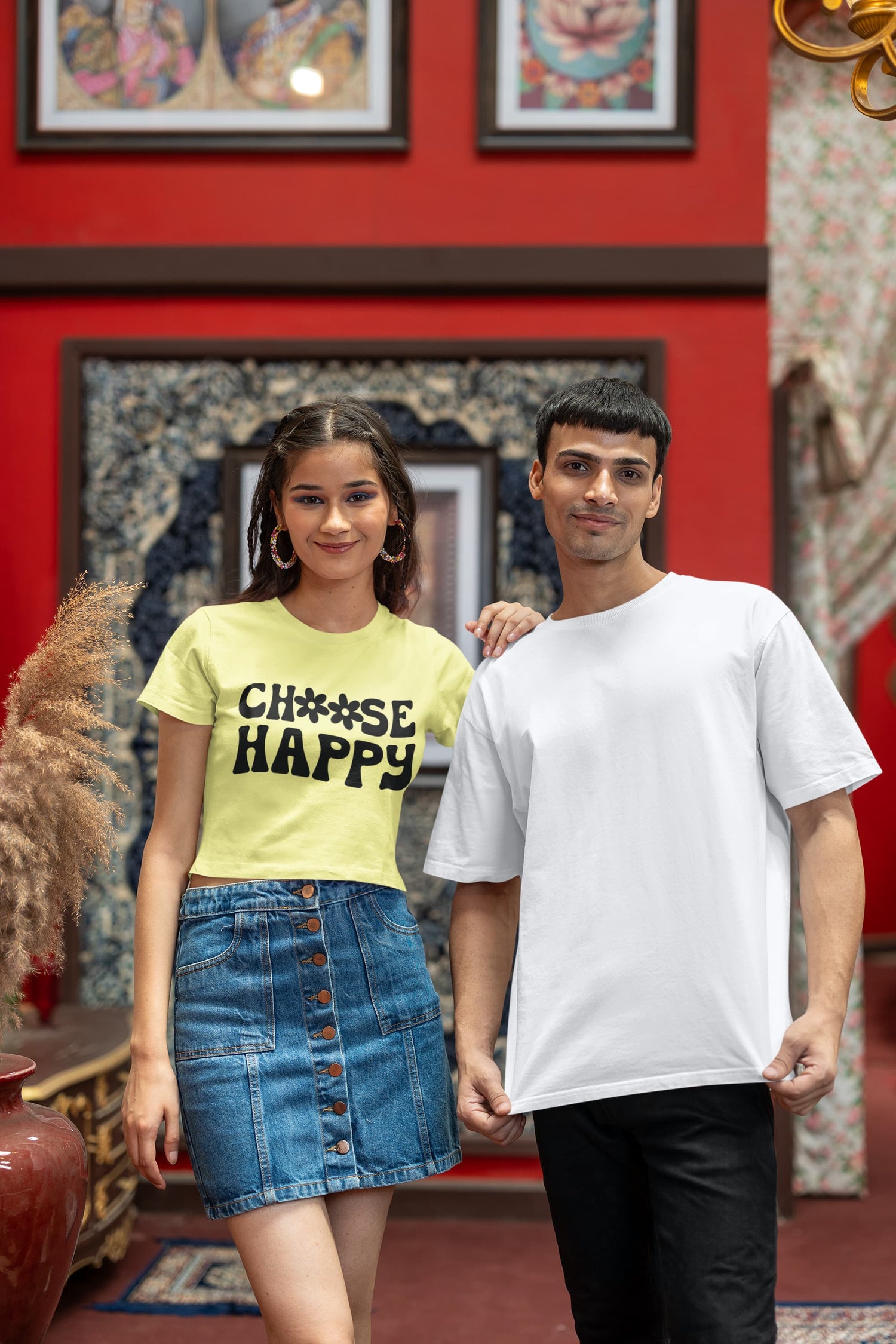 WOMENS BUTTER YELLOW CROP TOP