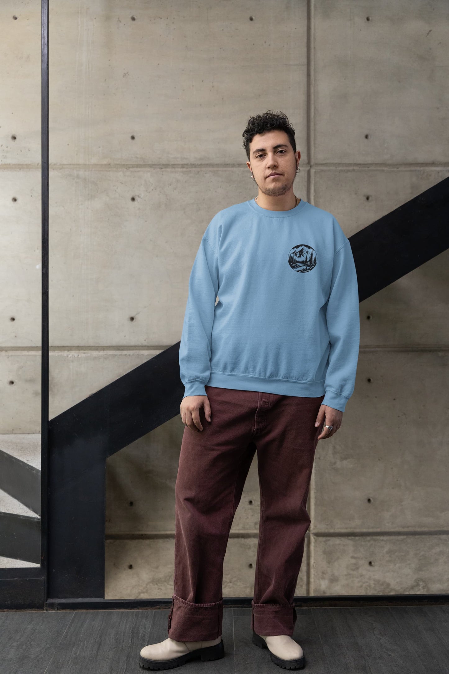 Men's Baby Blue Sweatshirts
