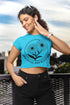 Women’s Sky Blue Crop Tops