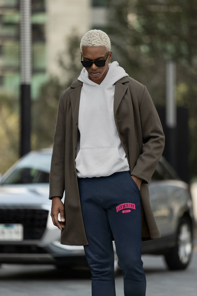 MENS NAVY BLUE JOGGERS
