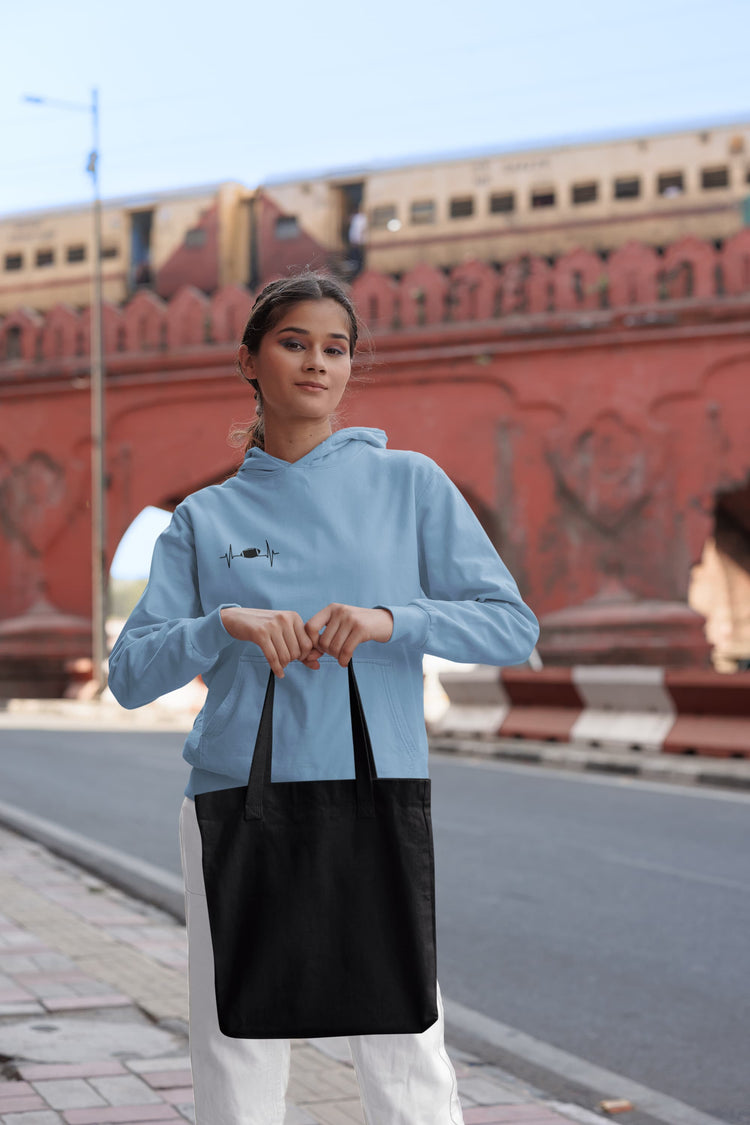 UNISEX BABY BLUE HOODIES