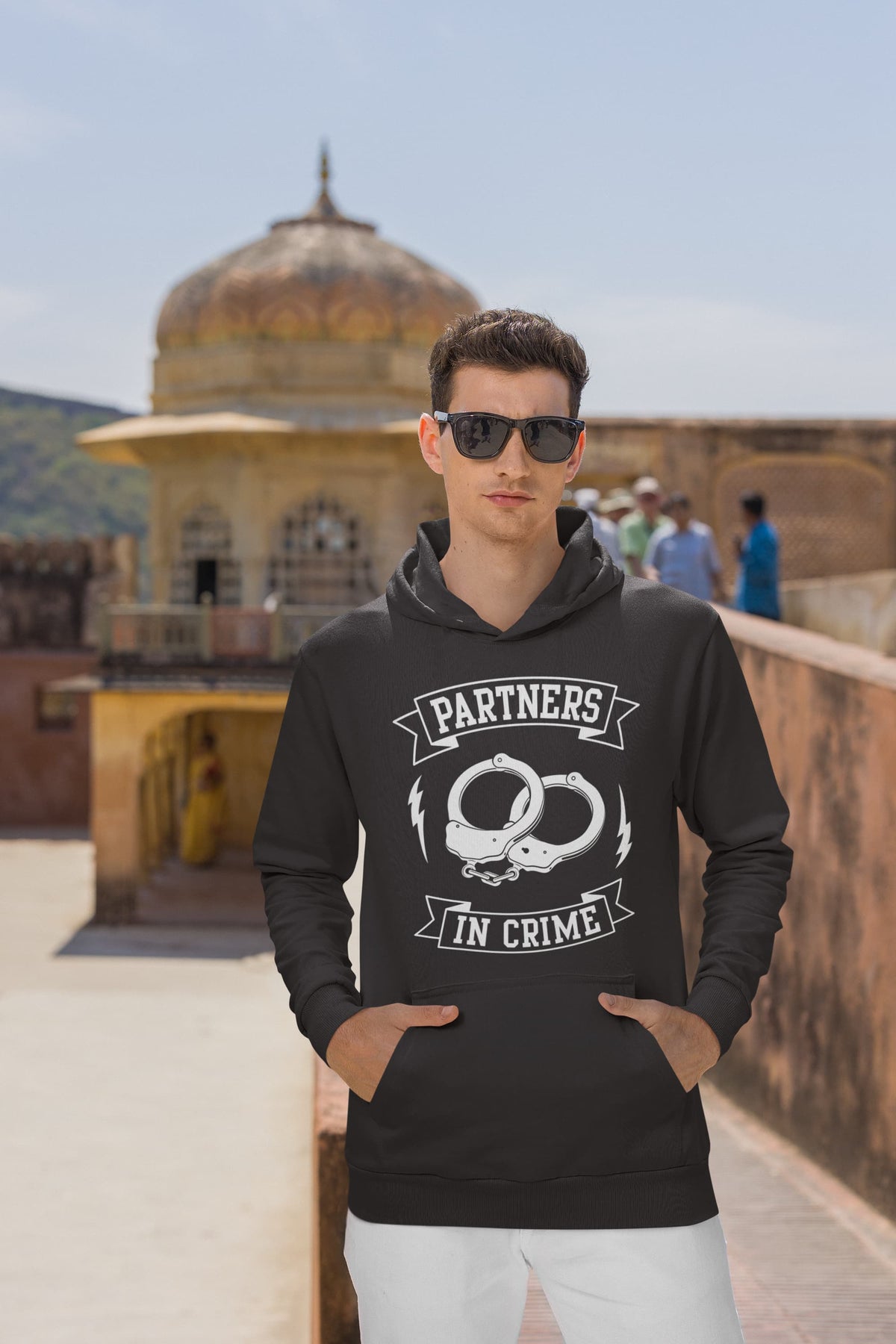 Men's Black Hoodies