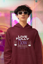 MENS MAROON HOODIES