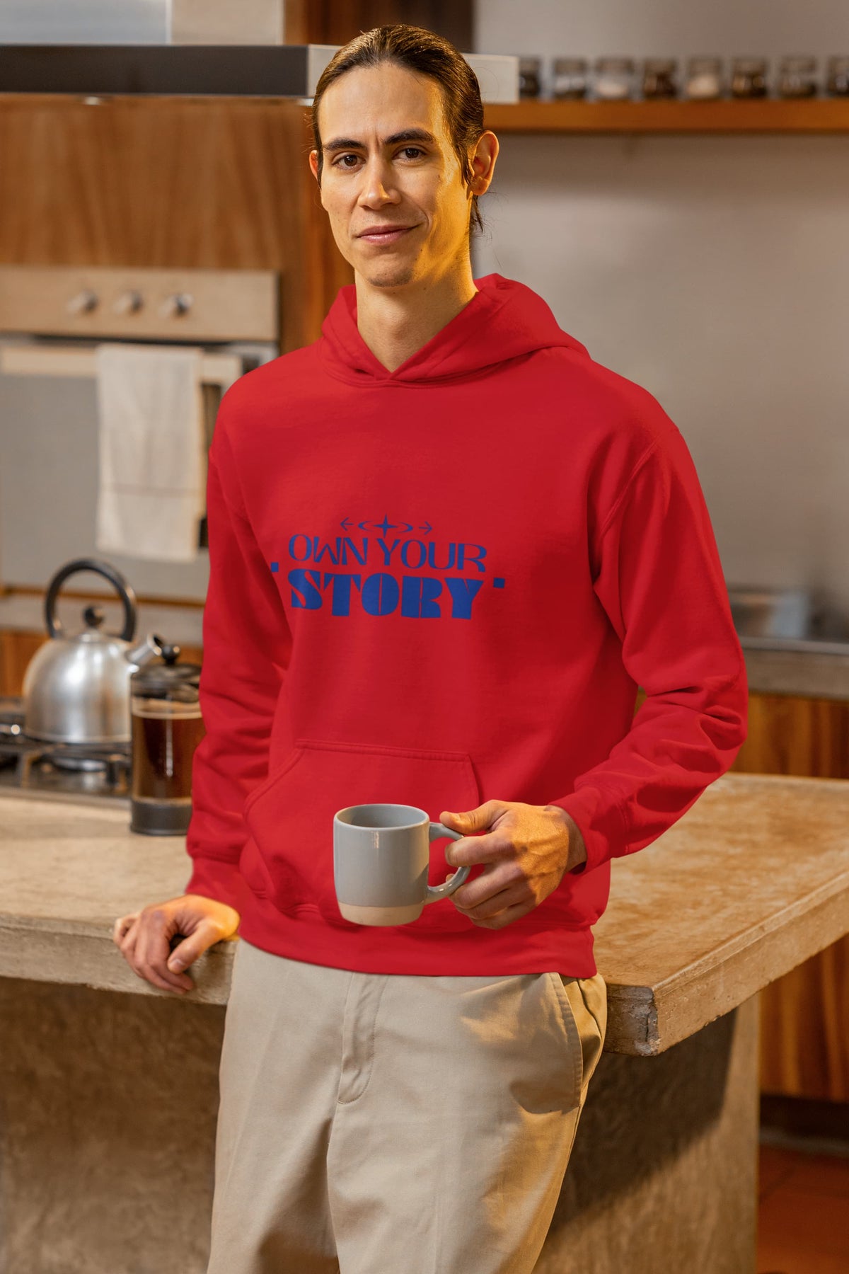 MENS RED HOODIES
