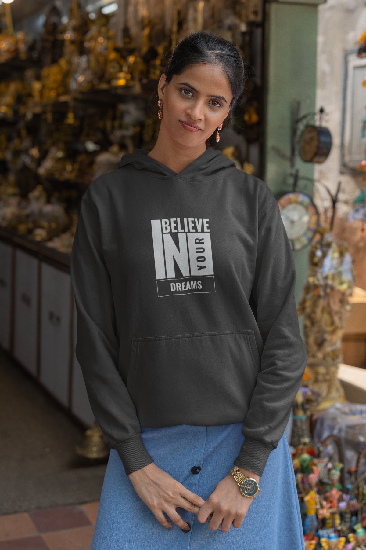 UNISEX BLACK HOODIES