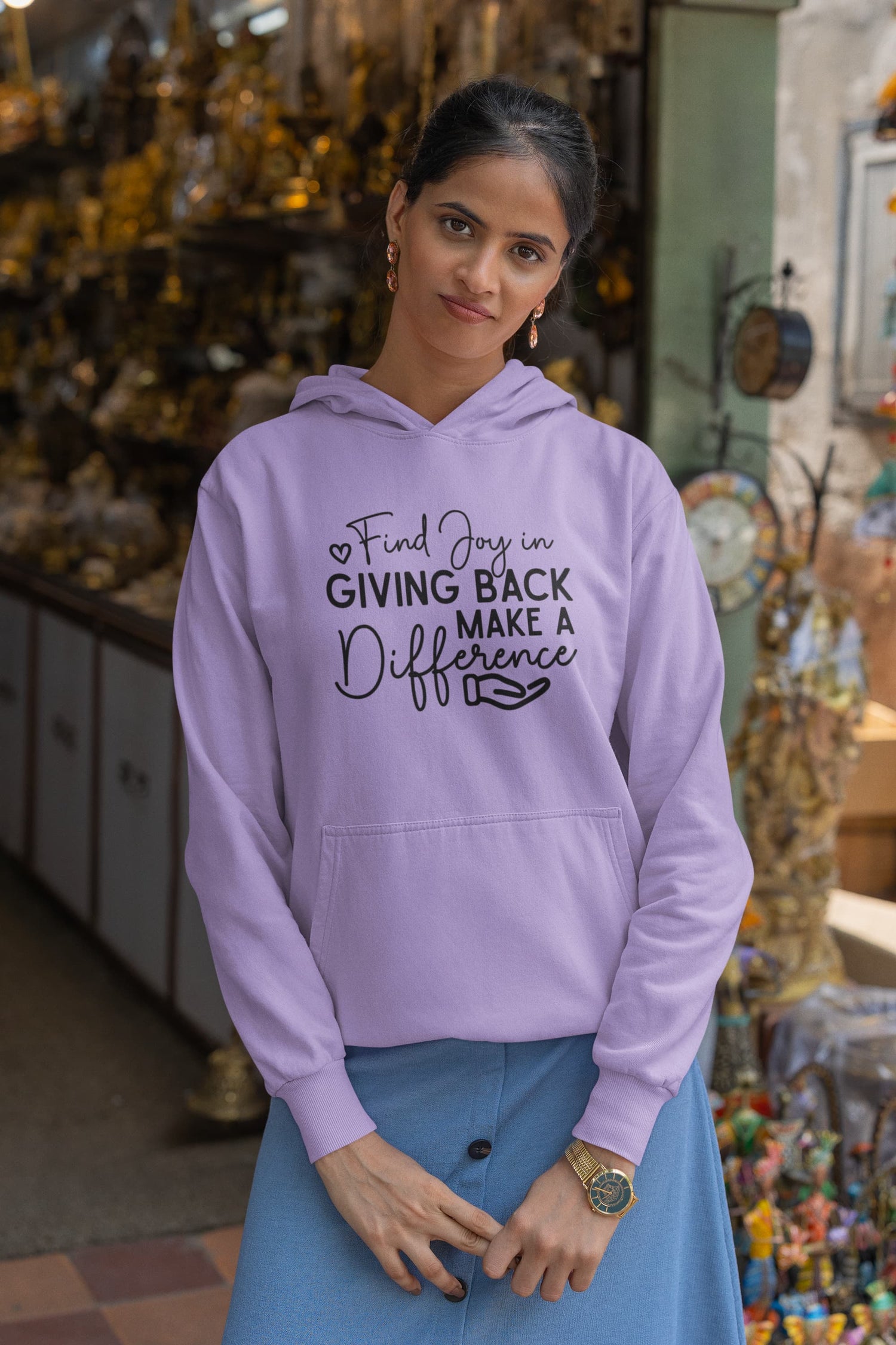 UNISEX IRIS LAVENDER SWEATSHIRT