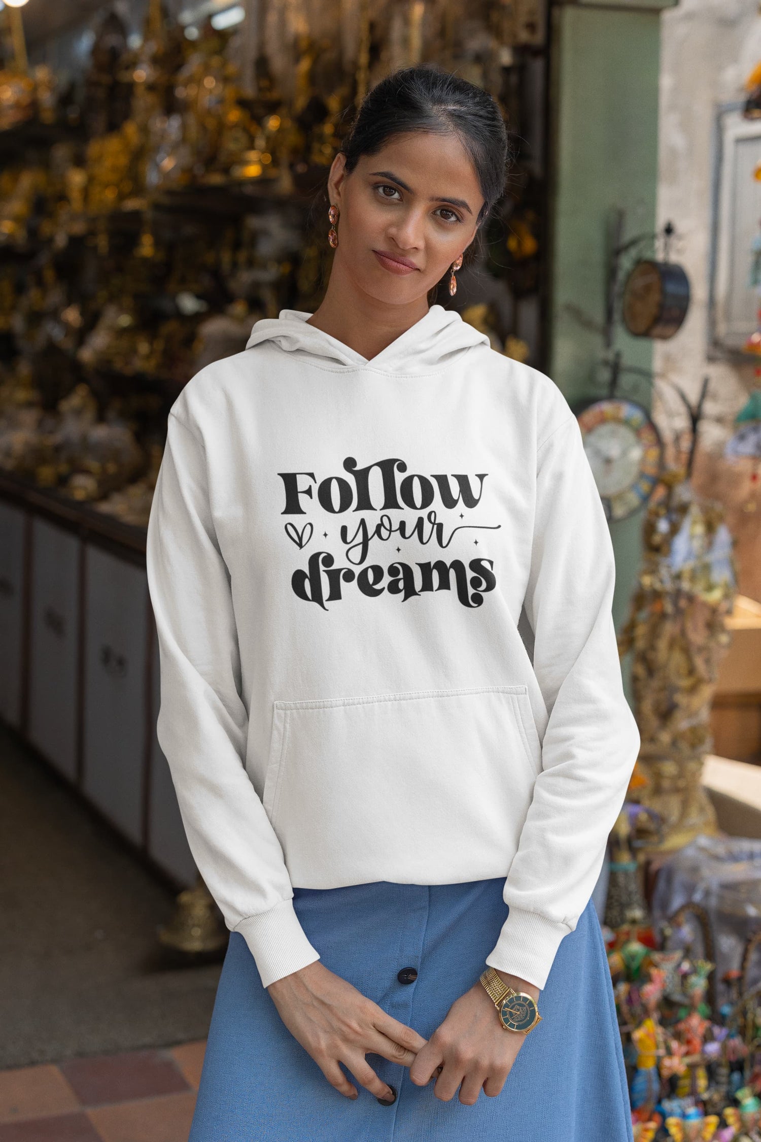 WOMENS WHITE HOODIES 