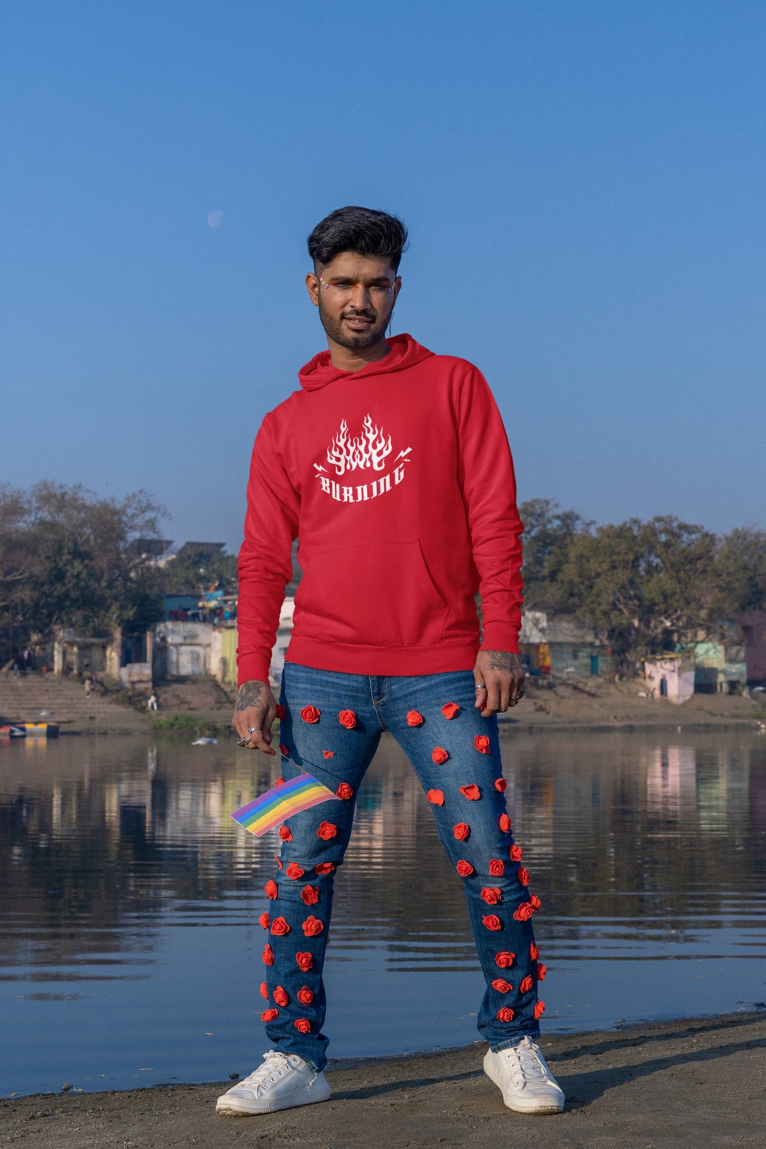 UNISEX RED HOODIES