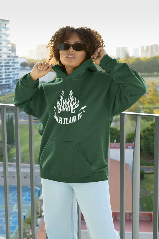 UNISEX OLIVE GREEN HOODIES