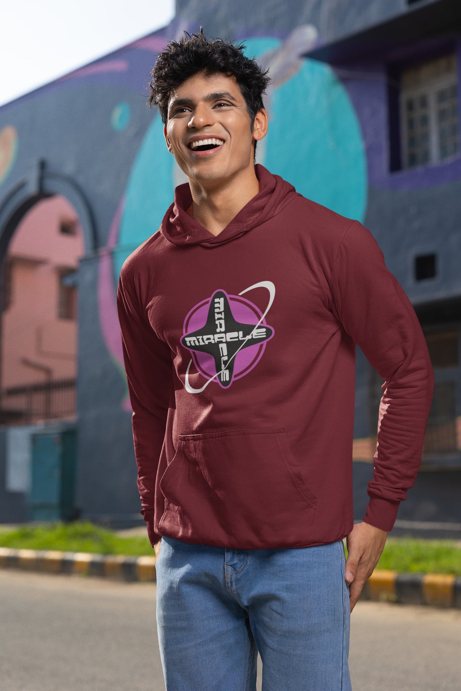 MENS MAROON HOODIES