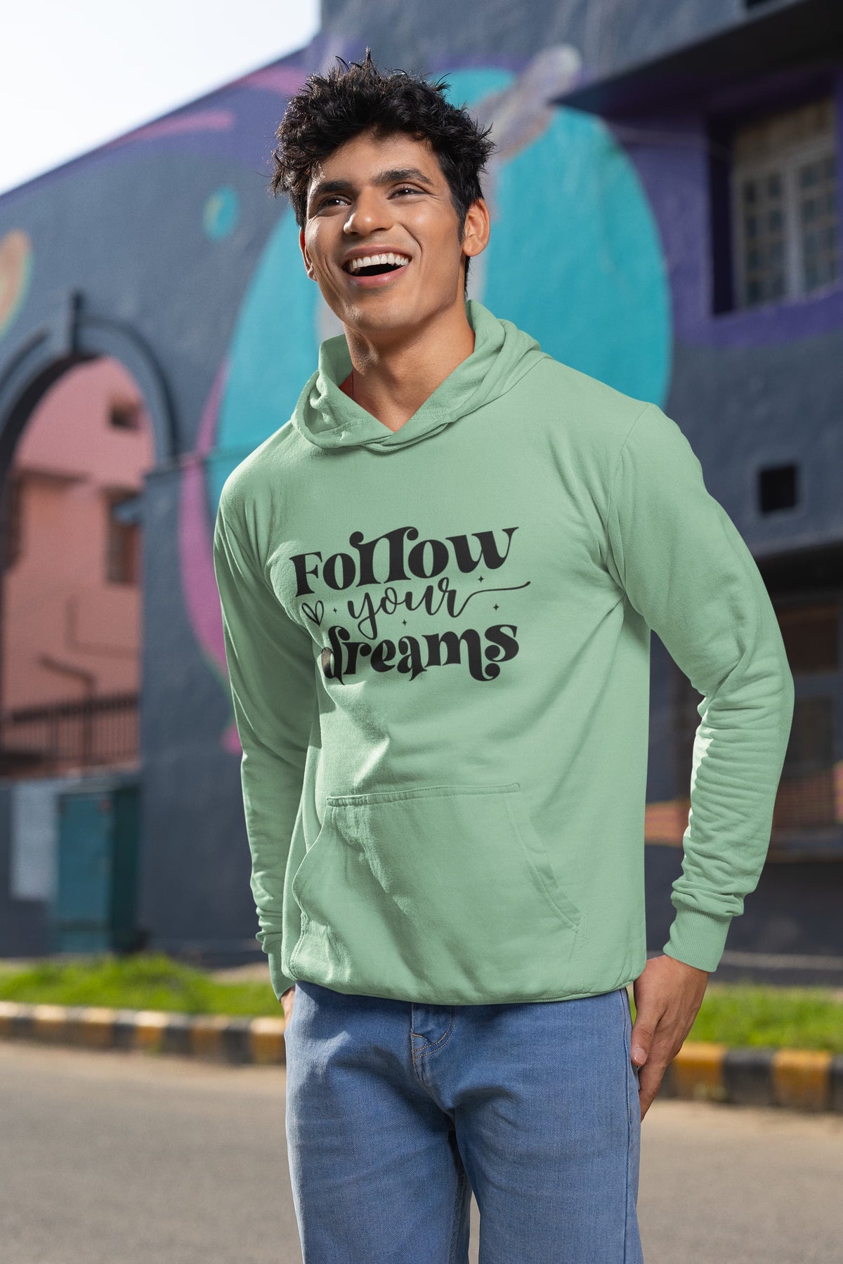 MENS MINT GREEN HOODIES