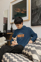 MENS NAVY BLUE HOODIES