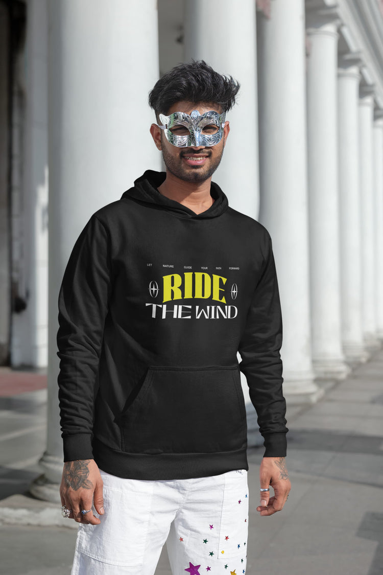 MENS BLACK HOODIES
