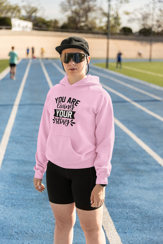 WOMENS LIGHT PINK HOODIES 