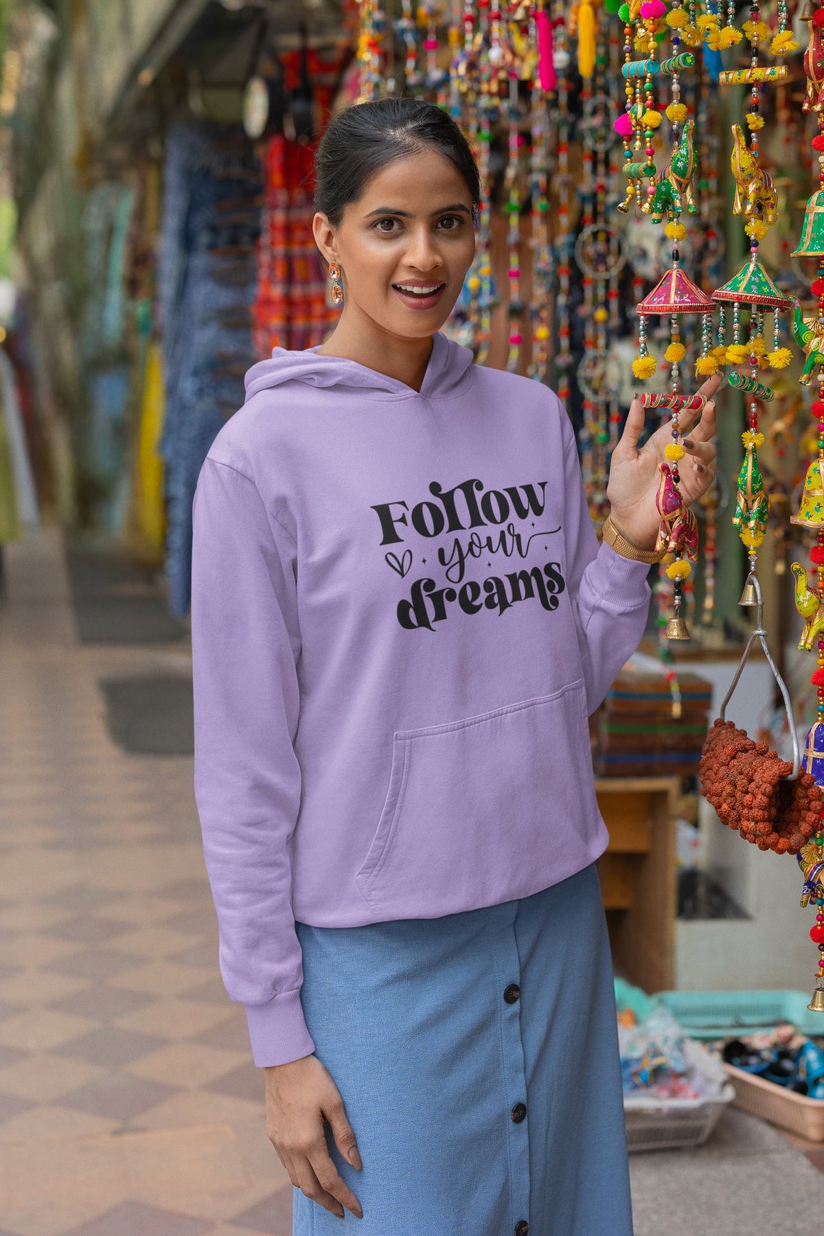 WOMENS IRIS LAVENDER HOODIES 