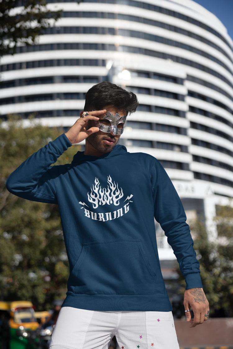 UNISEX NAVY BLUE HOODIES