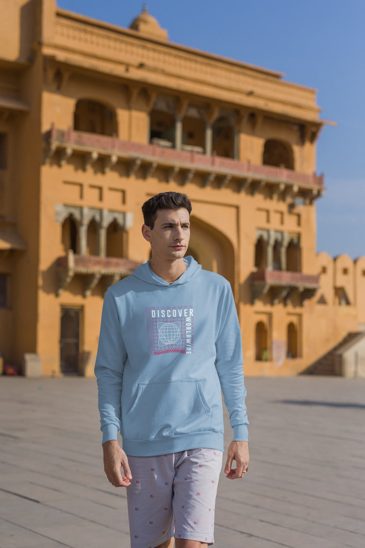UNISEX BABY BLUE HOODIES