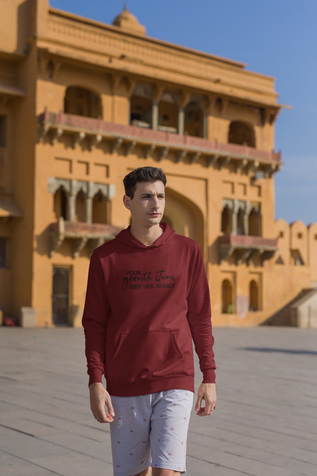 MENS MAROON HOODIES 