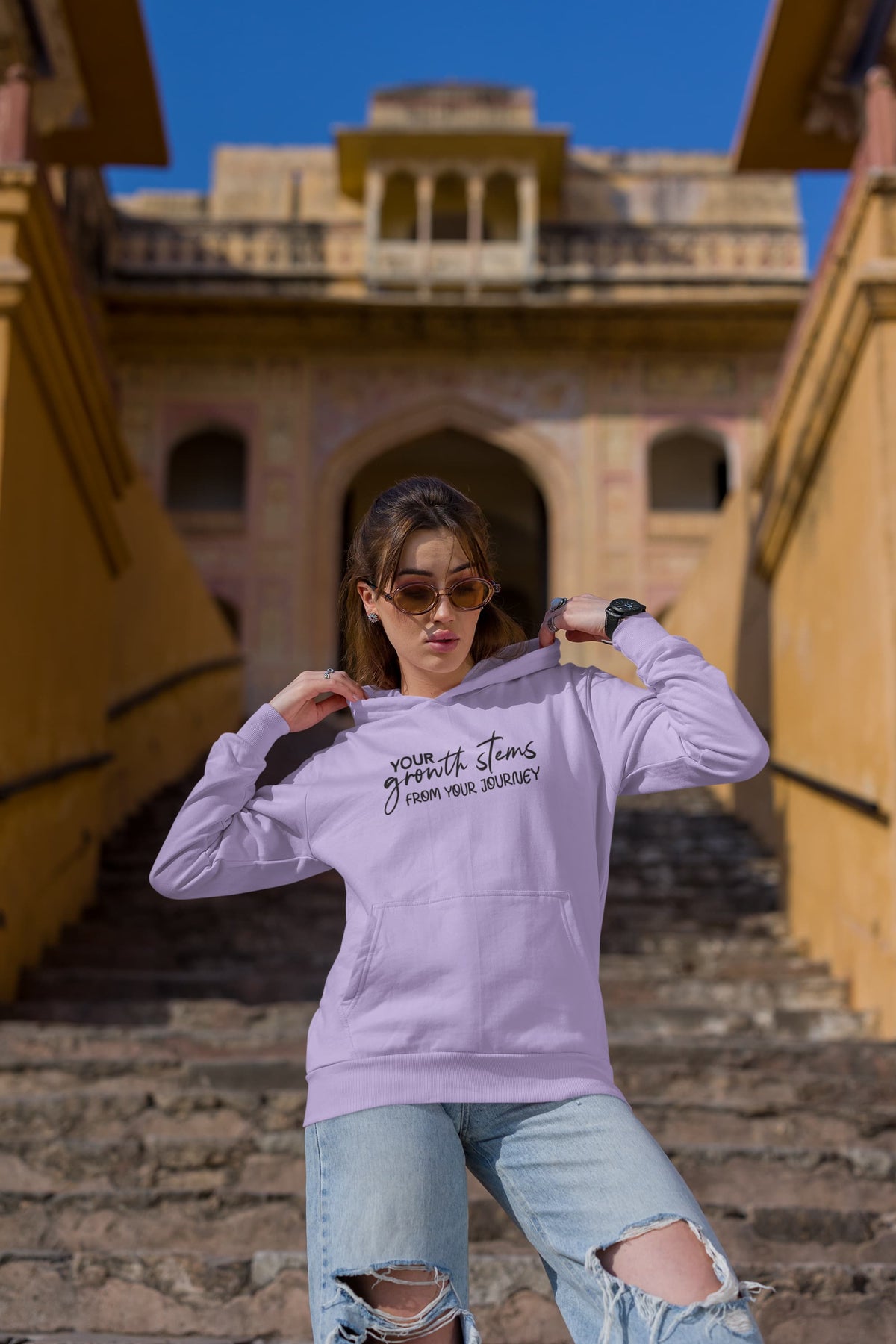 WOMENS IRIS LAVENDER HOODIES 
