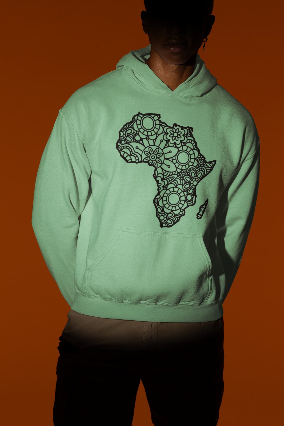 Men's Mint Green Hoodies