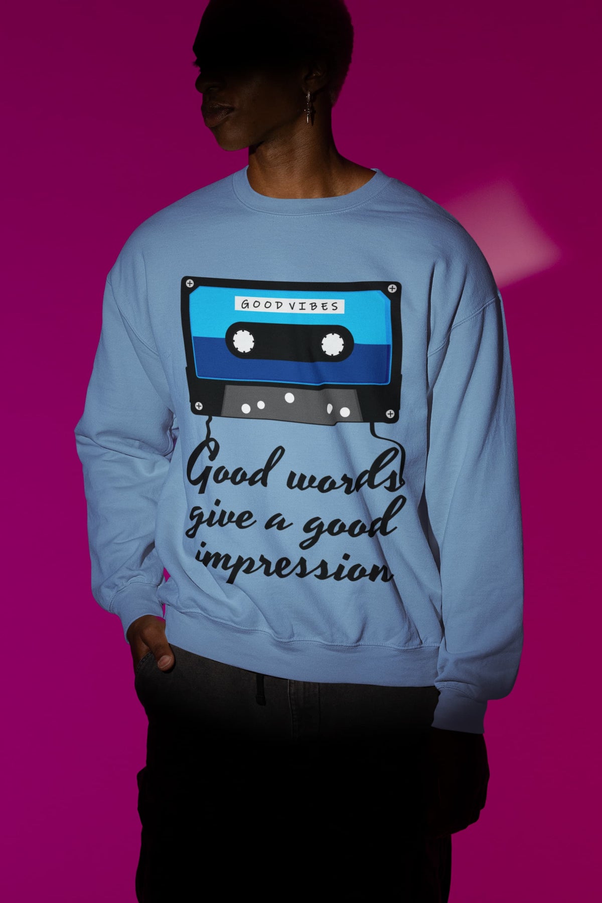 Men's Baby Blue Sweatshirts