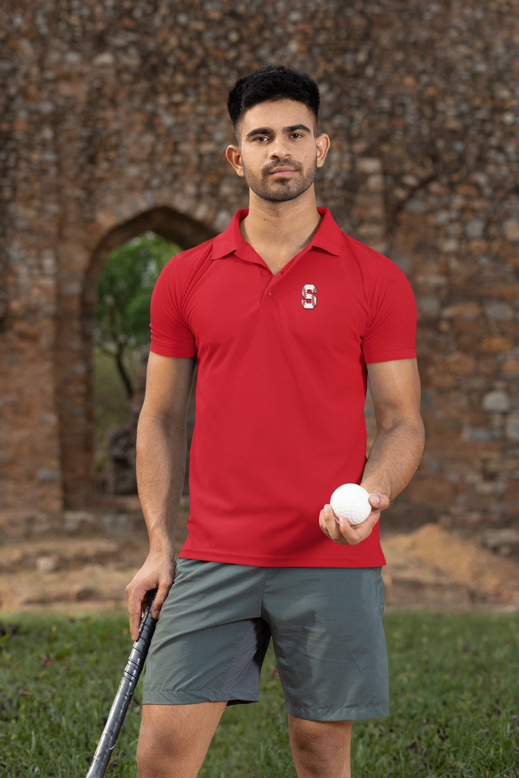 MENS RED POLO T-SHIRT