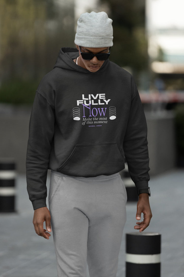 MENS BLACK HOODIES
