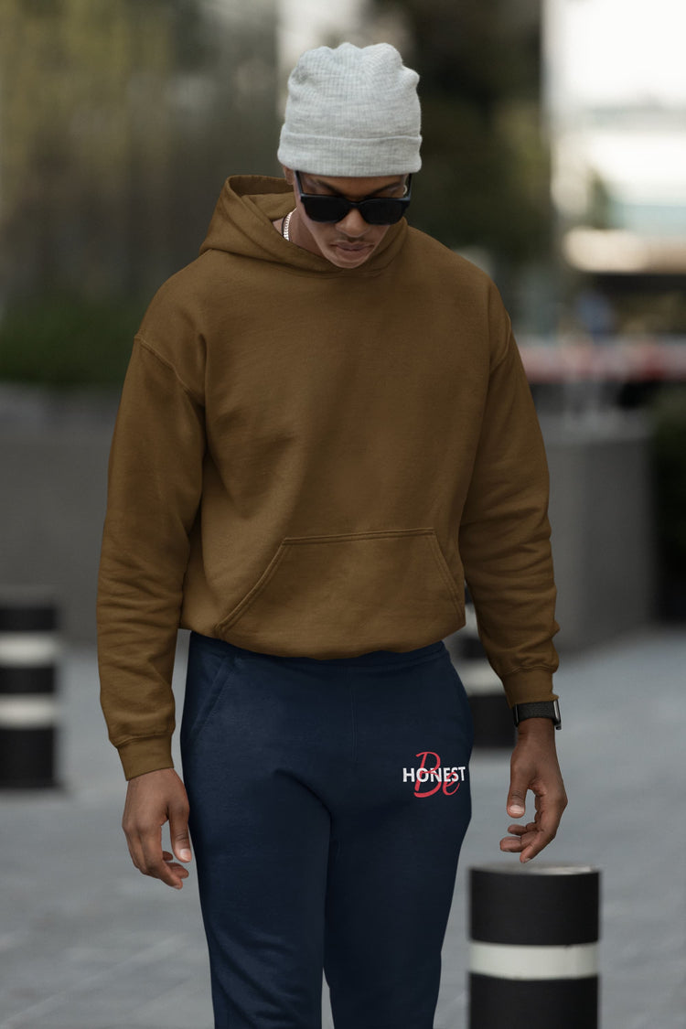 MENS NAVY BLUE JOGGERS 