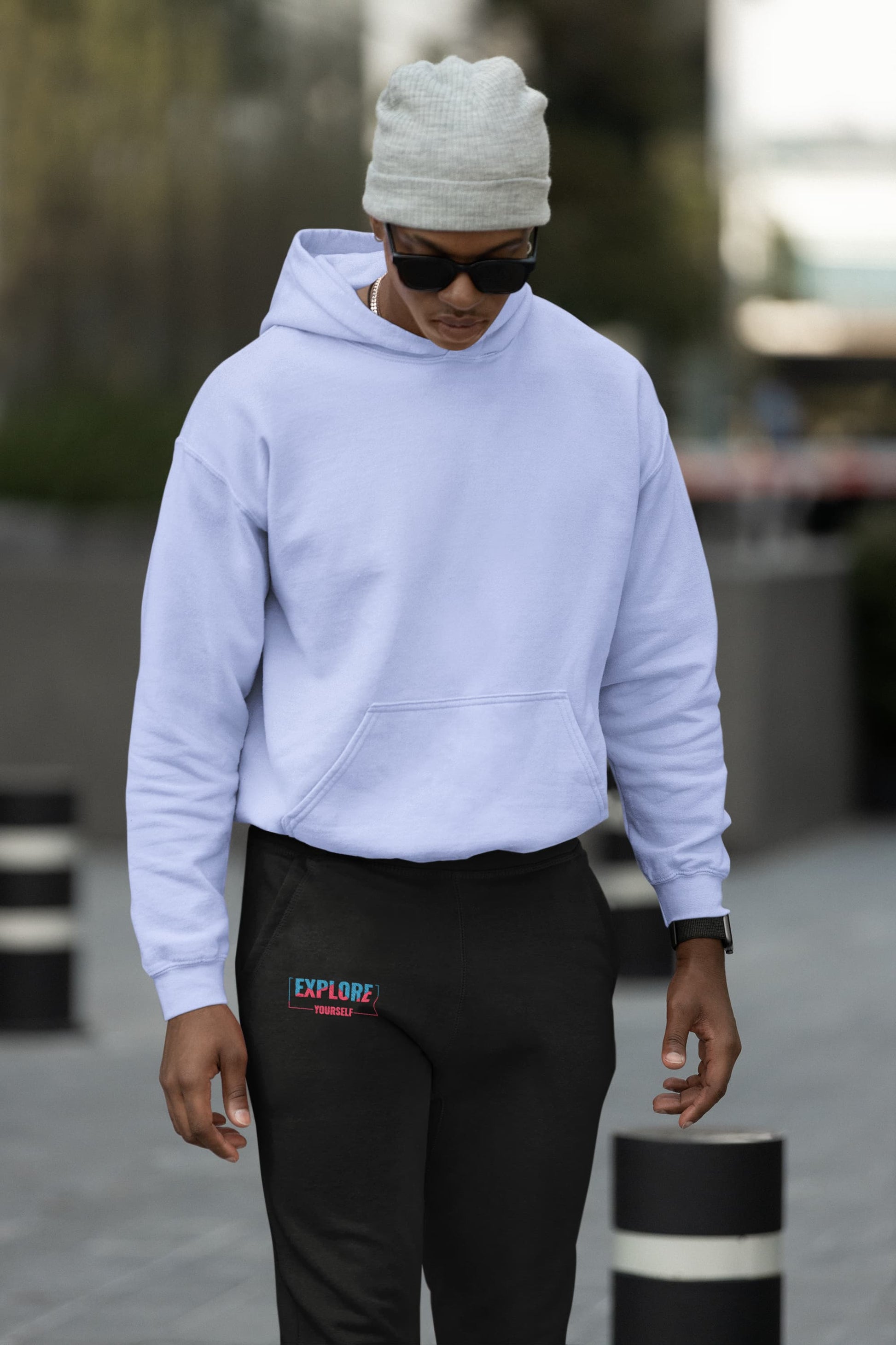 MENS BLACK JOGGERS 