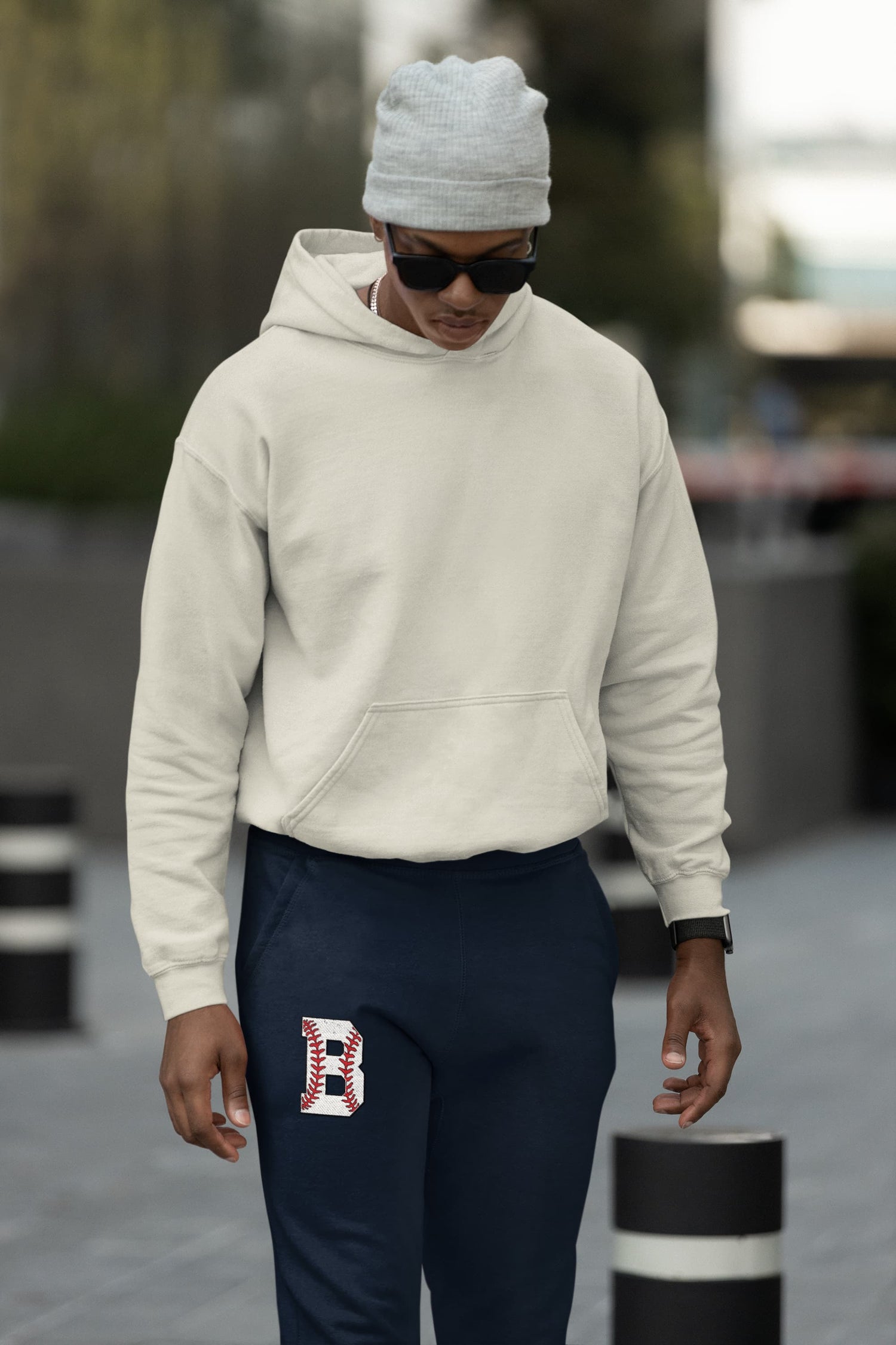 MENS NAVY BLUE JOGGERS