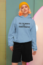 WOMENS BABY BLUE HOODIES 