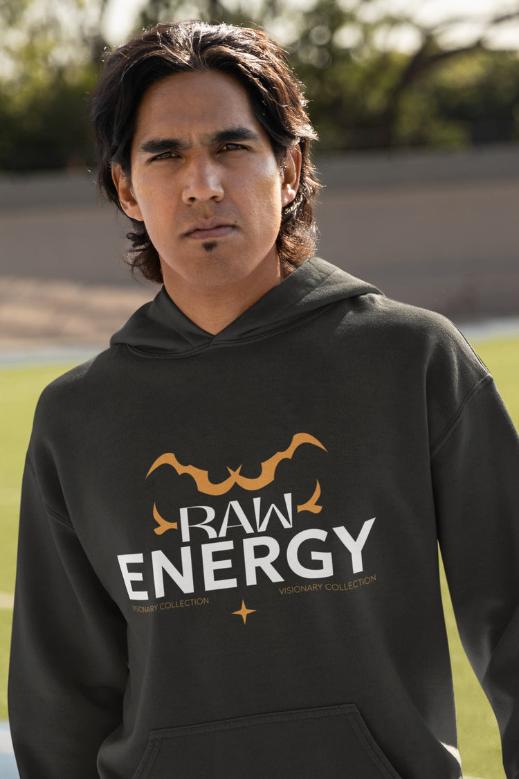 MENS BLACK HOODIES 