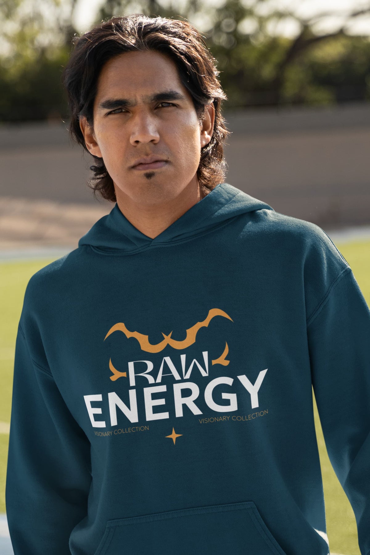 Karavirs® Taken Navy Blue oversized hoodie for men India