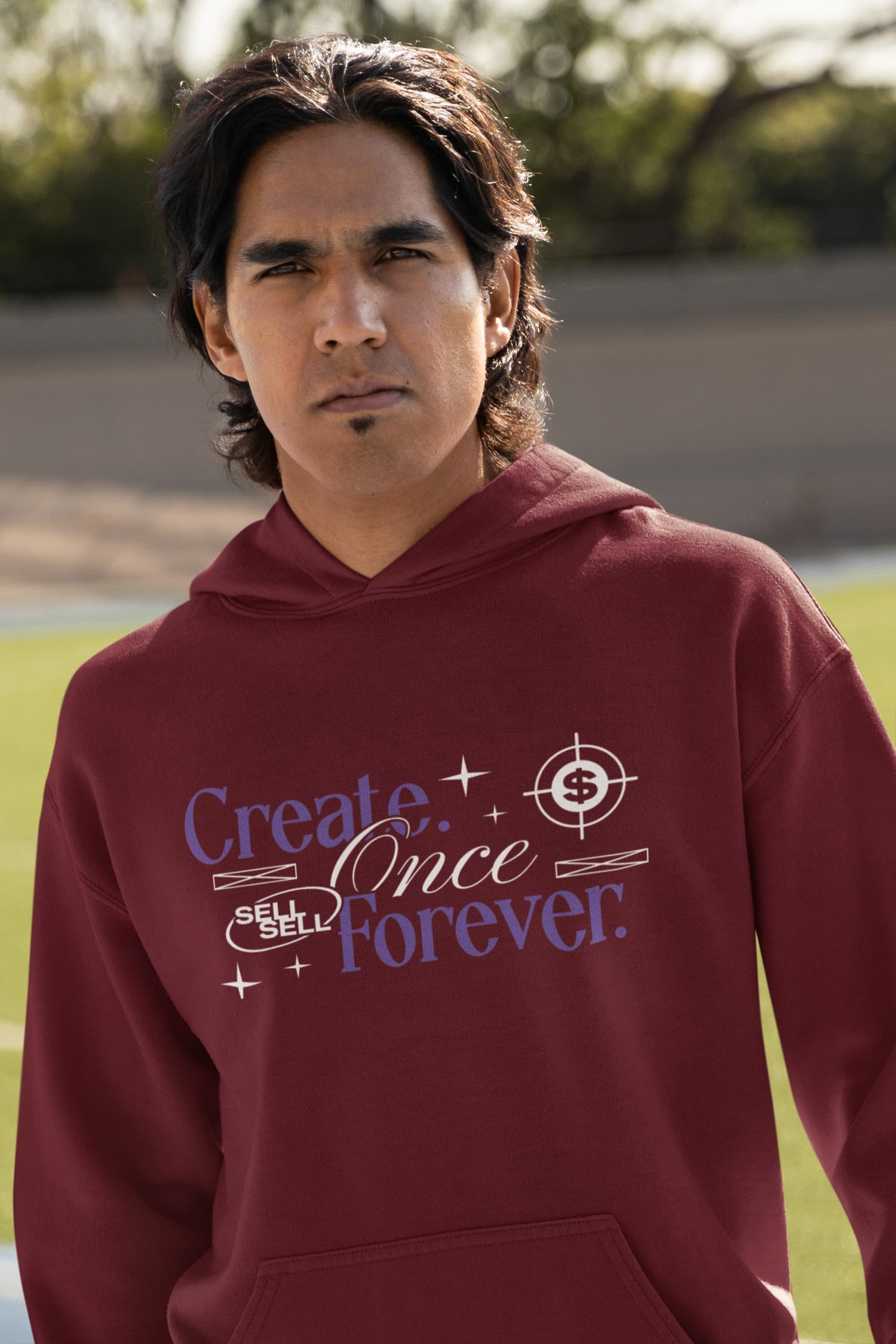 MENS MAROON HOODIES