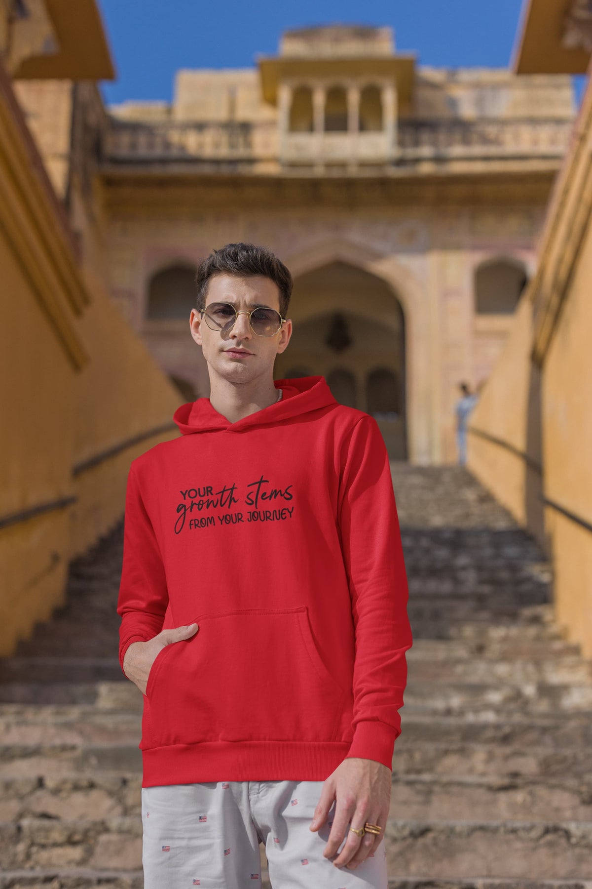MENS RED HOODIES 