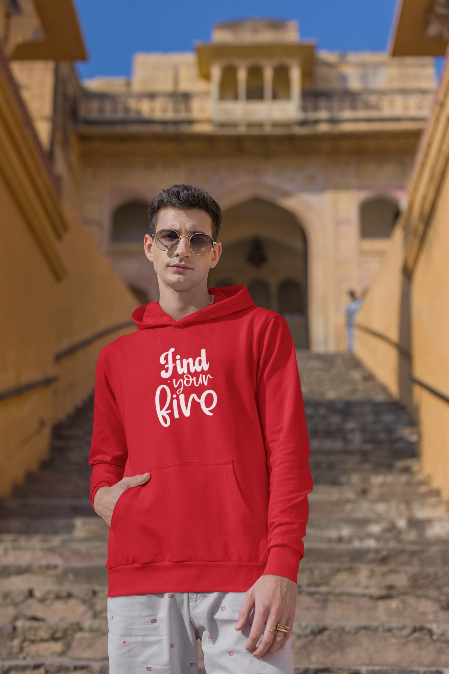 UNISEX RED HOODIES