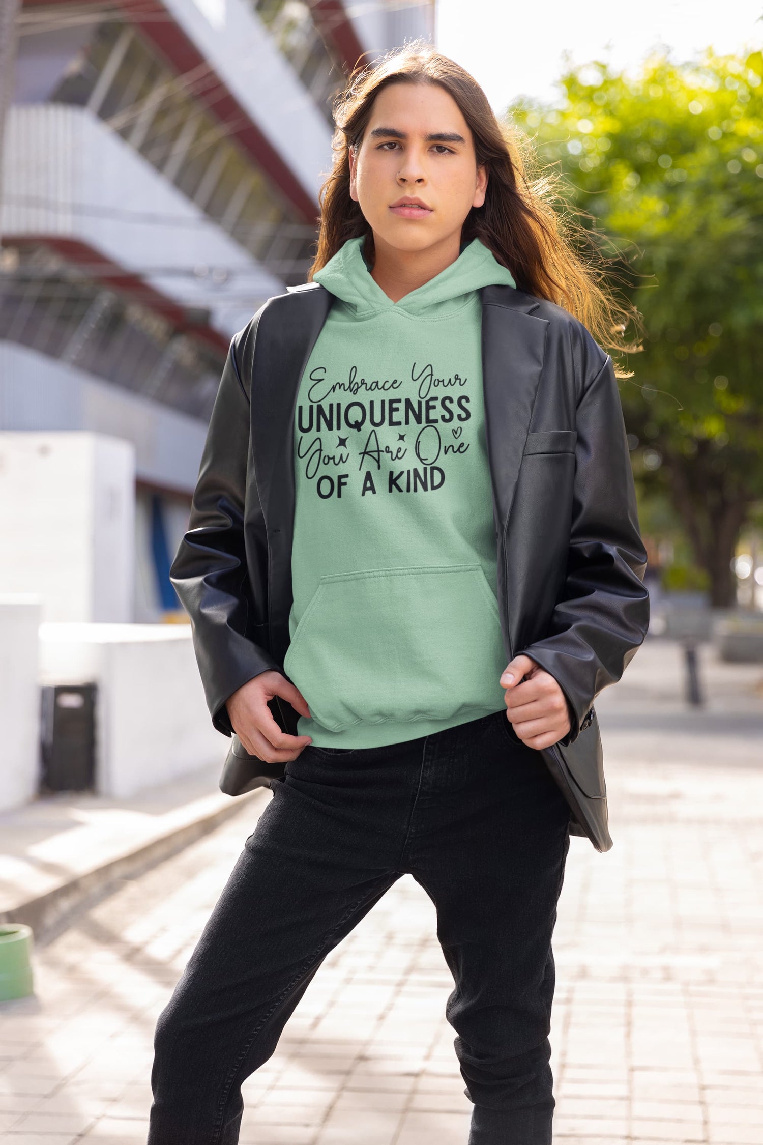 UNISEX MINT GREEN SWEATSHIRT