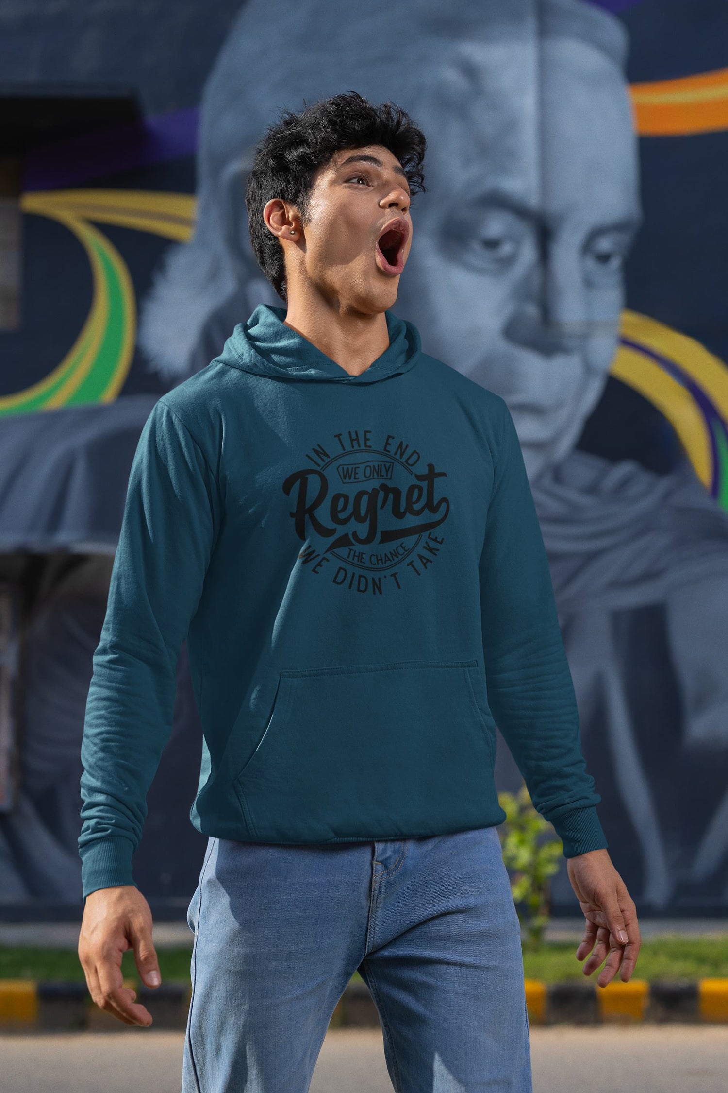 MENS NAVY BLUE HOODIES 