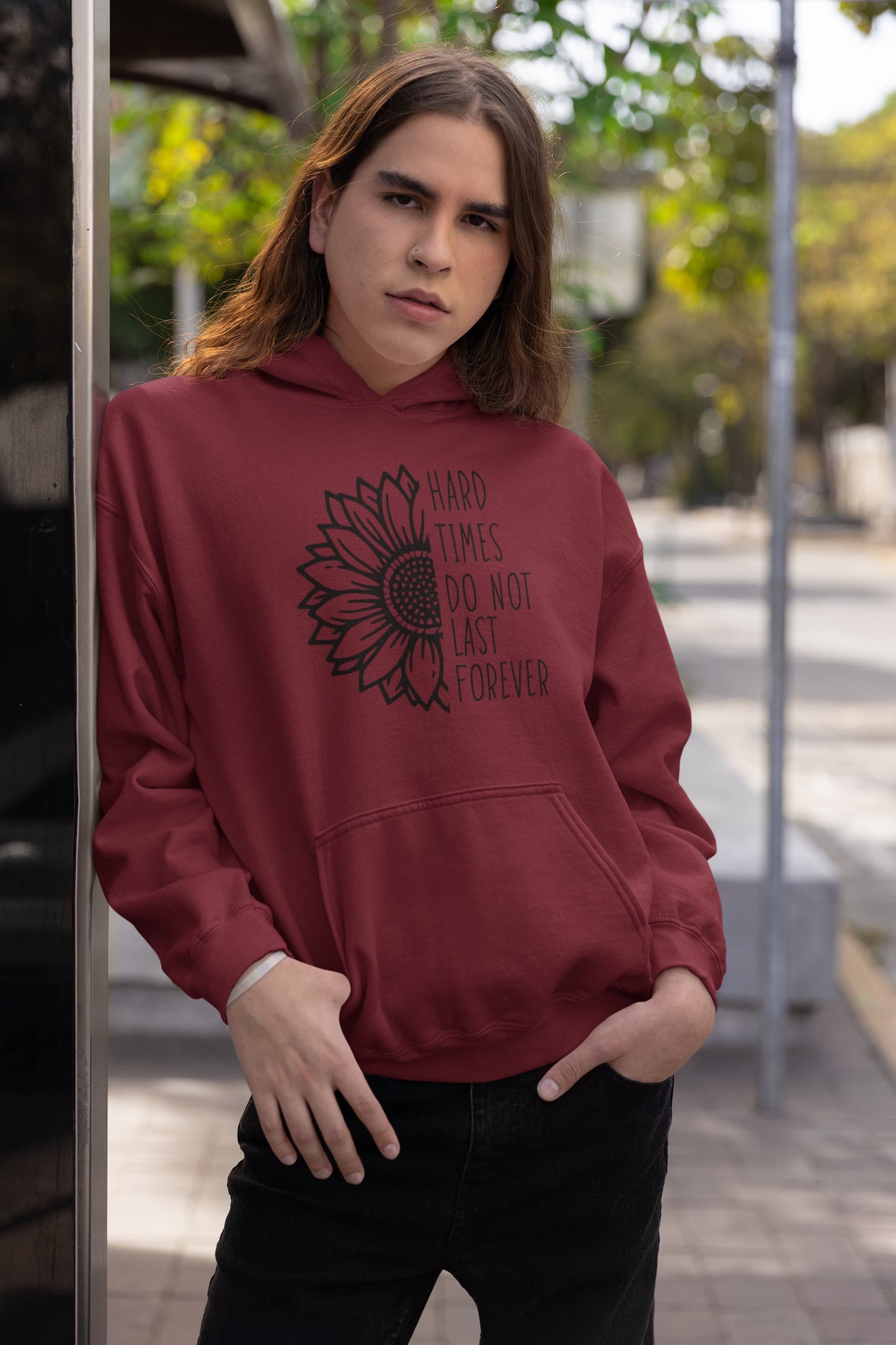 MENS MAROON HOODIES 