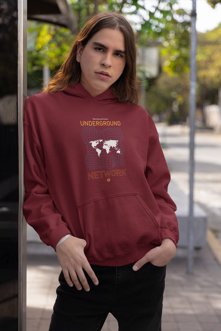 UNISEX MAROON HOODIES