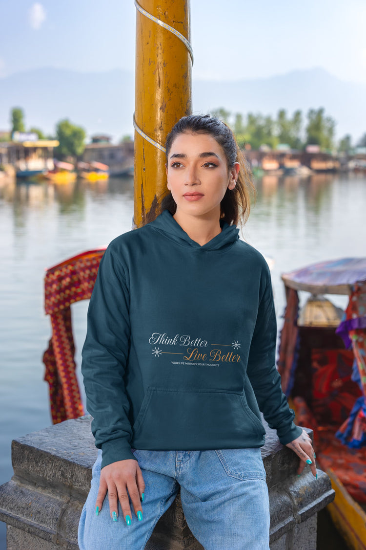 UNISEX NAVY BLUE HOODIES