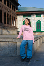 WOMENS LIGHT PINK HOODIES 