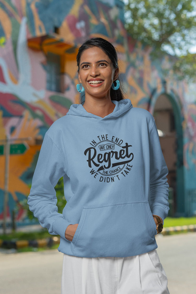 WOMENS BABY BLUE HOODIES