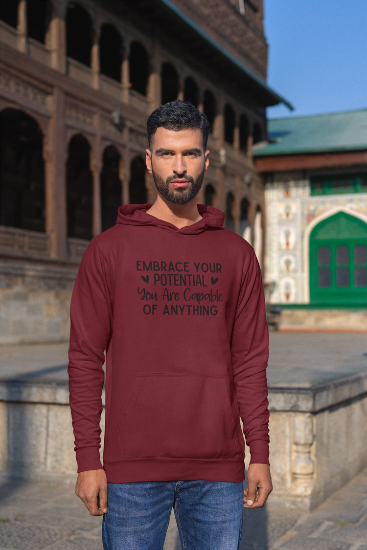 MENS MAROON HOODIES 