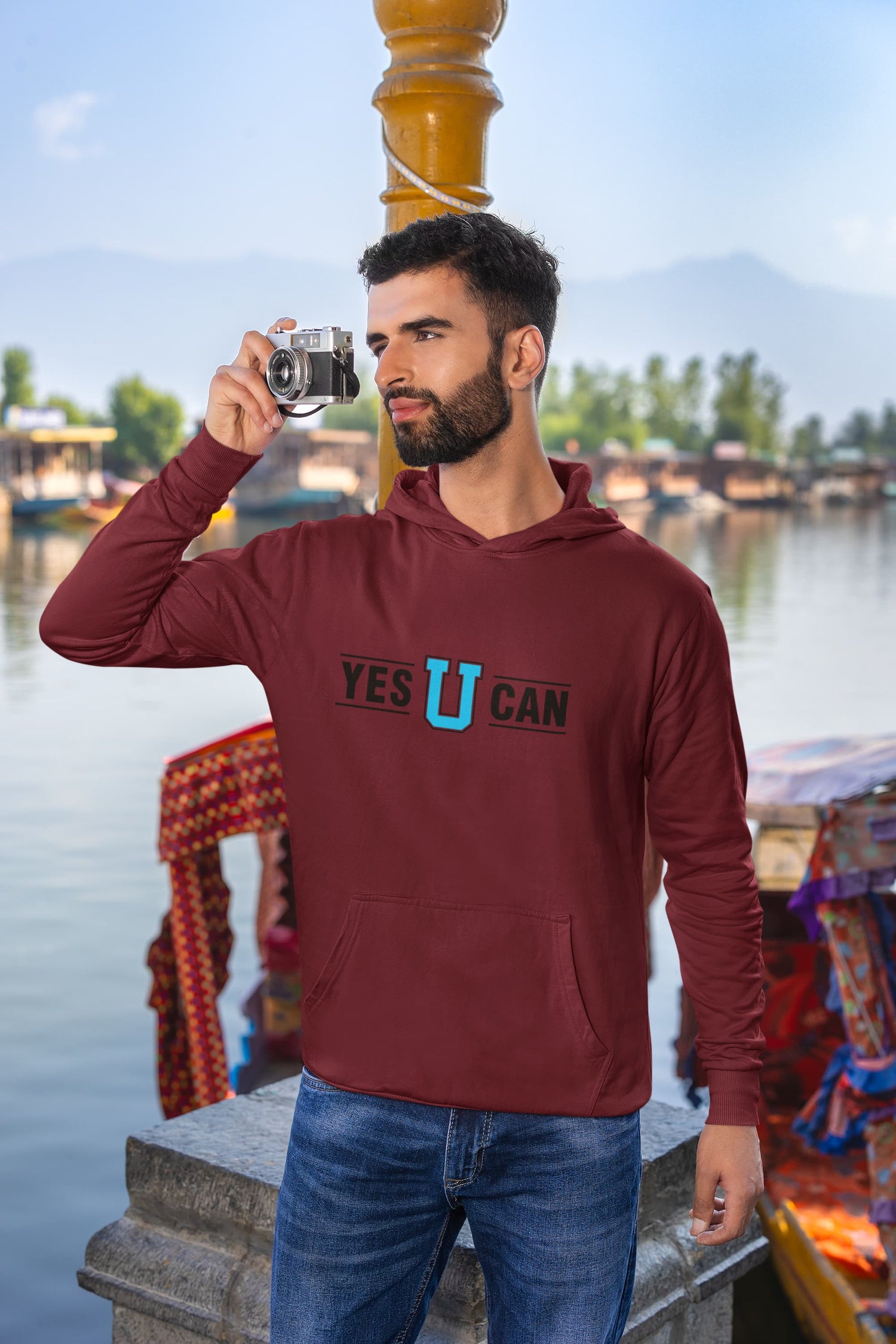 UNISEX MAROON SWEATSHIRT